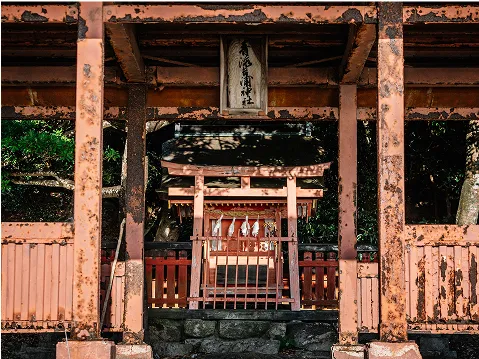 photo du torii du sanctuaire d’Itsukushima